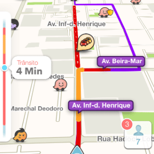 Waze ganha barra que mostra tempo estimado que pessoa ficará no trânsito