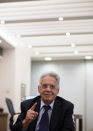 O ex-presidente da República, Fernando Henrique Cardoso, 83, durante entrevista no instituto FHC - Fabio Braga/Folhapress