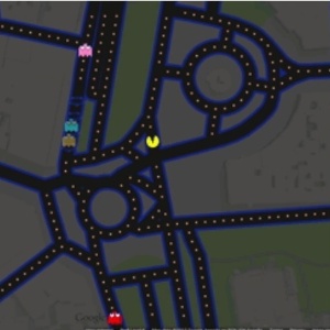 Google transforma Maps no jogo Pac-Man