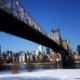 1.abr.2015 - A ponte do Queens, em Nova York (EUA) - Jewel Samad/AFP