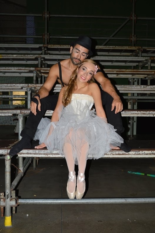 Ensaio do musical "Lisbela e o Prisioneiro" com os atores Ligia Paula Machado (Lisbela) e Luiz Araújo (Leléu) - Divulgação