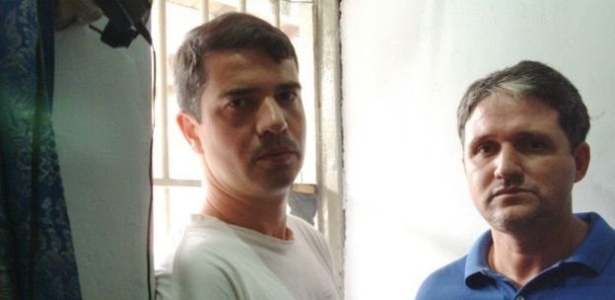 Os brasileiros Rodrigo Muxfeldt Gularte (à esquerda) e Marco Archer Cardoso Moreira, que foi executado na Indonésia em janeiro, acusado de tráfico de drogas