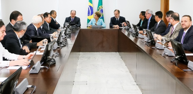 Na semana passada, Dilma se encontrou com representantes das centrais sindicais - Roberto Stuckert Filho/PR