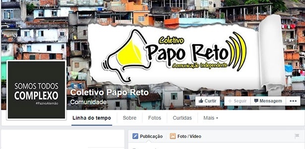 Página "Coletivo Papo Reto" ganhou prêmio internacional de ativismo online - Reprodução/Facebook
