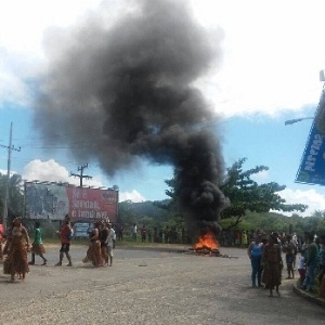 Protesto contra a morte de Adenilson da Silva Nascimento, do povo Tupinambá, na Bahia - Cimi/Divulgação