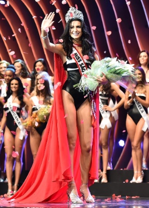 Jéssica Voltolini Vilela superou outras 29 candidatas para ser eleita; com a eleição, ela disputará em setembro o Miss Brasil, que dá direito ao Miss Universo - Lucas Ismael/Band