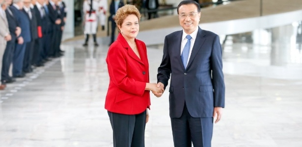 O primeiro-ministro chinês, Li Keqiang, e a presidente Dilma Rousseff - Pedro Ladeira/Folhapress