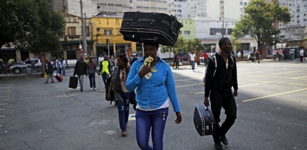 Segundo a prefeitura, há aproximadamente 8.000 imigrantes do Haiti em SP - Nacho Doce/Reuters