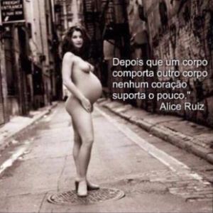 Foto da escritora Alice Ruiz grávida é considerada imprópria no Facebook