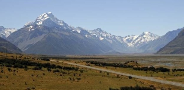 Vista do Parque Nacional Aoraki - Mount Cook, na Nova Zelândia - BBC