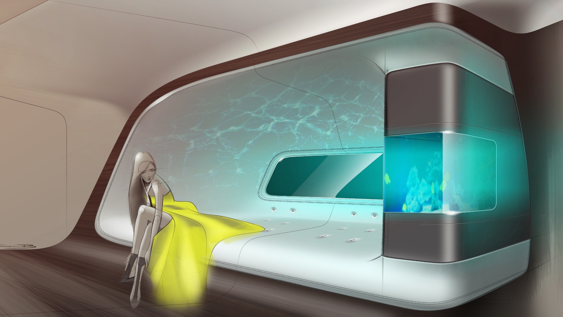 Avião de luxo da Mercedes-Benz em parceria com a Lufthansa - Daimler/Mercedes Benz