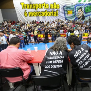 26.mai.2015 - Assembleia dos metroviários de São Paulo realizada na terça-feira (26) - Marcelo Sants/Frame/Estadão Conteúdo