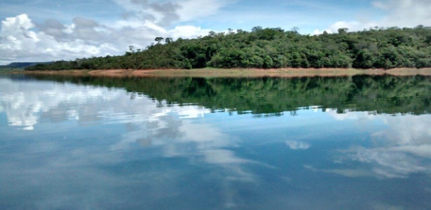 1.jun.2015 - Lago Corumbá, em Caldas Novas (GO), que foi local de 30 ataques de piranhas nos últimos dois anos - Fábio Rodrigues/Divulgação