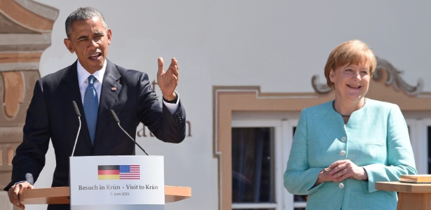 Obama e Merkel trocaram elogios durante o encontro
