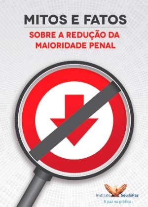 Peça de campanha do Sou da Paz contra a redução da maioridade penal - Divulgação/Sou da Paz