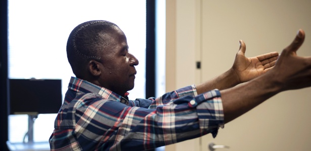 Souleymane Porgo faz tratamento em Nova York - Karsten Moran/The New York Times