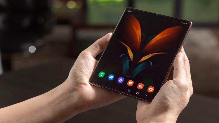 Saiba o Preço do Celular Dobrável no Brasil 2 Galaxy Z Fold 2 tem tela interna do tamanho de um tablet - Divulgação - Divulgação