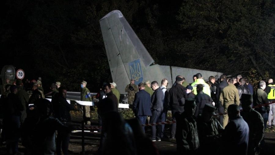 Queda de avião militar deixou ao menos 22 pessoas mortas na Ucrânia - Sergey Bobok/AFP