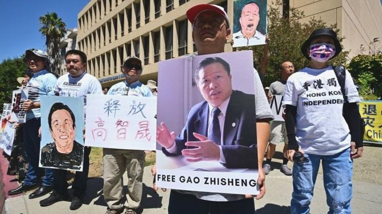 Activists in Los Angeles are calling for Gao Zhisheng's release, 5 years after he disappeared in August 2022 - Getty Images - Getty Images