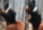 PA: Homem é preso após torturar ex e cortar cabelo dela com facão em vídeo - Reprodução/Redes sociais