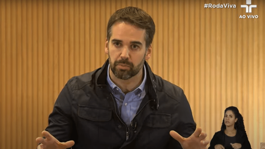 Eduardo Leite em entrevista ao Roda Viva, da TV Cultura Eduardo Leite em entrevista ao Roda Viva, da TV Cultura