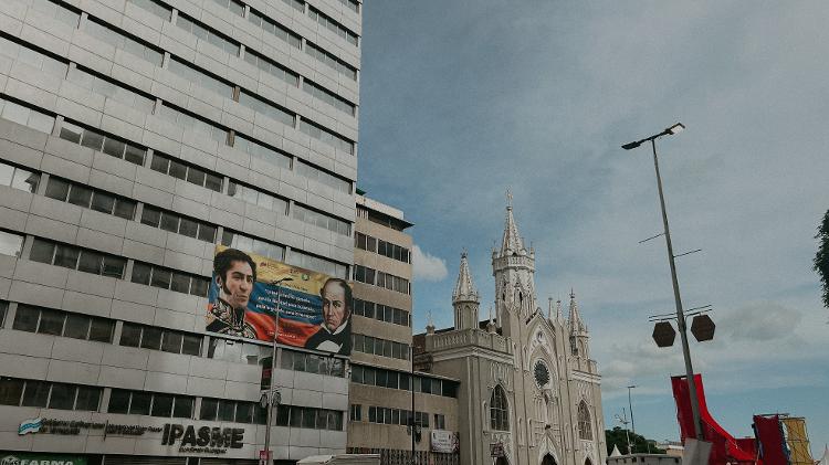 Caracas, na Venezuela, em clima de eleição presidencial