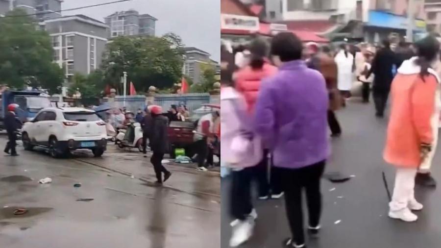 Atropelamento aconteceu na frente de uma escola primária de Hunan, na região central da China