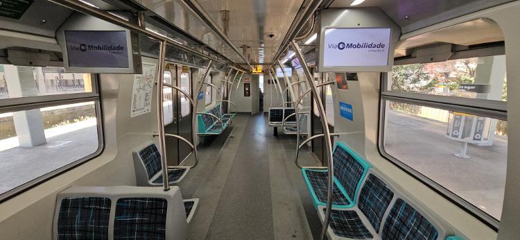 36º trem entrou em operação nas linhas 8-Diamante e 9-Esmeralda em São Paulo 36º trem entrou em operação nas linhas 8-Diamante e 9-Esmeralda em São Paulo