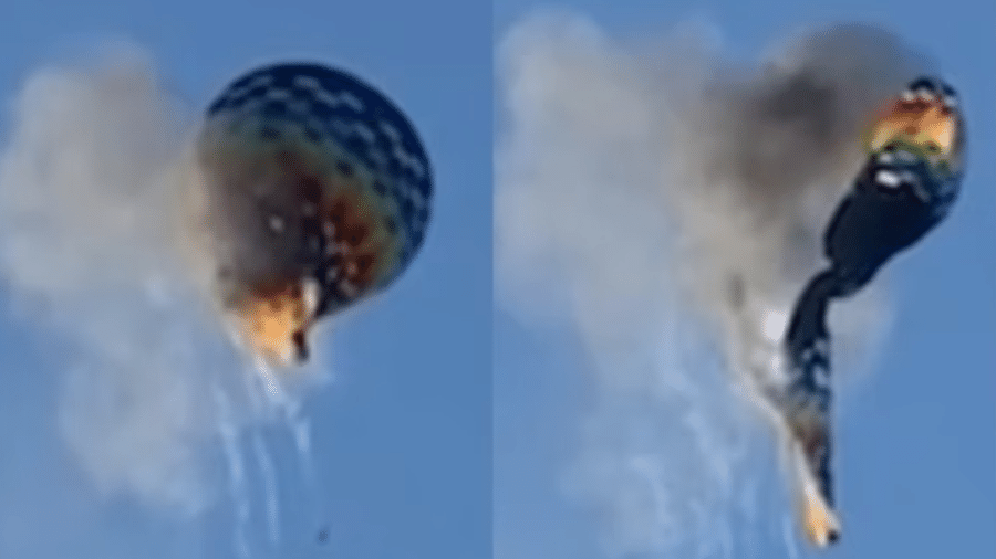 Acidente com balão em Praia Grande (SC) deixou 8 mortos e cinco feridos; 13 sobreviveram Acidente com balão em Praia Grande (SC) deixou 8 mortos e cinco feridos; 13 sobreviveram