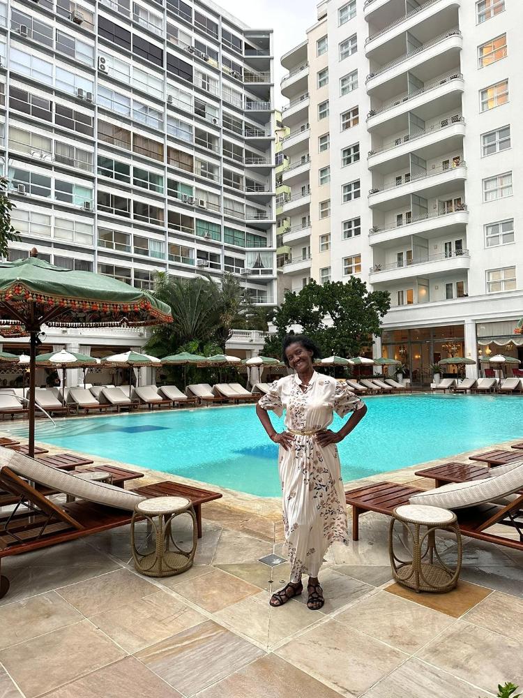 Aos 69 anos, Ana Maria realizou o sonho de entrar no Copacabana Palace, no Rio de Janeiro Aos 69 anos, Ana Maria realizou o sonho de entrar no Copacabana Palace, no Rio de Janeiro