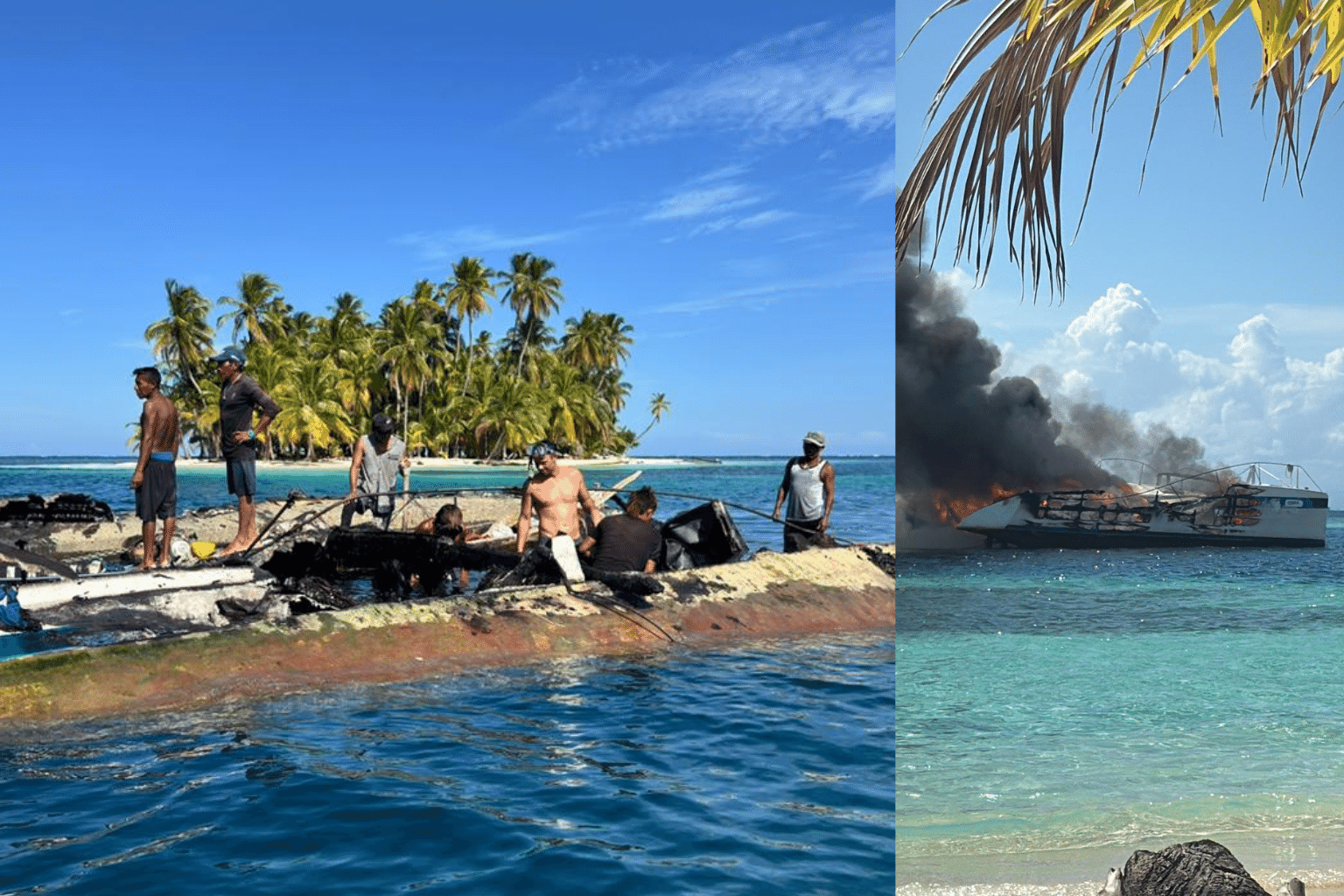 Brasileiros estavam hospedados em um catamarã - undefined