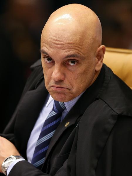 21.mar.2019 - O ministro Alexandre de Moraes durante sessão no STF - Pedro Ladeira/Folhapress