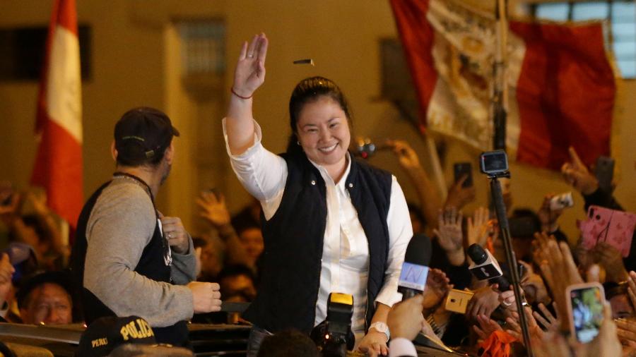 Keiko Fujimori, que saiu da prisão no fim de novembro, nega as acusações - Guadalupe Pardo/Reuters