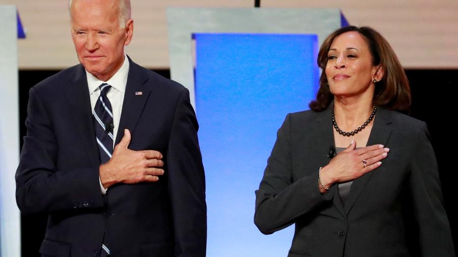 Joe Biden declarou apoio à Kamala Harris na corrida presidencial dos Estados Unidos - 