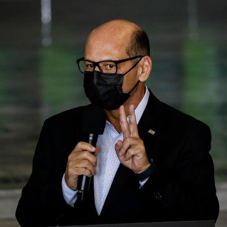 Dimas Covas, diretor do Instituto Butantan, em coletiva no Palácio dos Bandeirantes - Aloísio Maurício/Fotoarena/Estadão Conteúdo