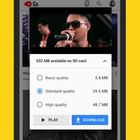 YouTube Go app download interface;  company will deactivate it in August this year - Reproduction - Reproduction