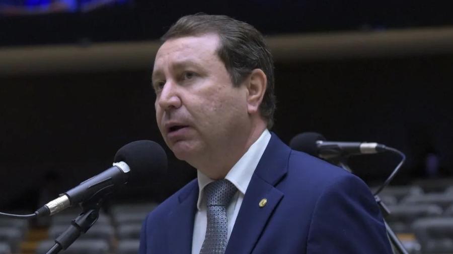 O deputado David Soares durante discurso na Câmara - Reprodução/Instagram