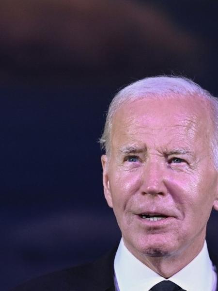 Presidente dos EUA, Joe Biden - 14.out.2023 - Reprodução/ANDREW CABALLERO-REYNOLDS/AFP