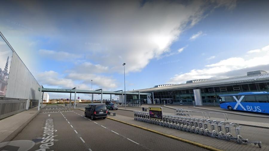 Aeroporto foi evacuado sem incidentes, afirmou inspetor de polícia às agências de notícias locais - Google Maps/Reprodução