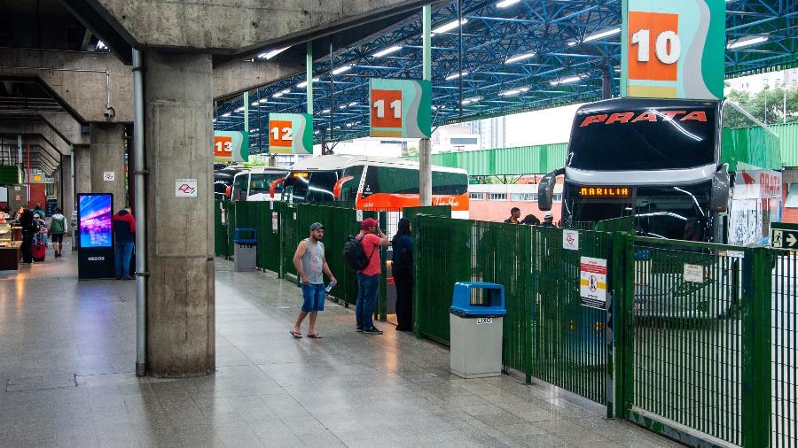 Terminal Rodoviário Barra Funda, na zona oeste de São Paulo Terminal Rodoviário Barra Funda, na zona oeste de São Paulo