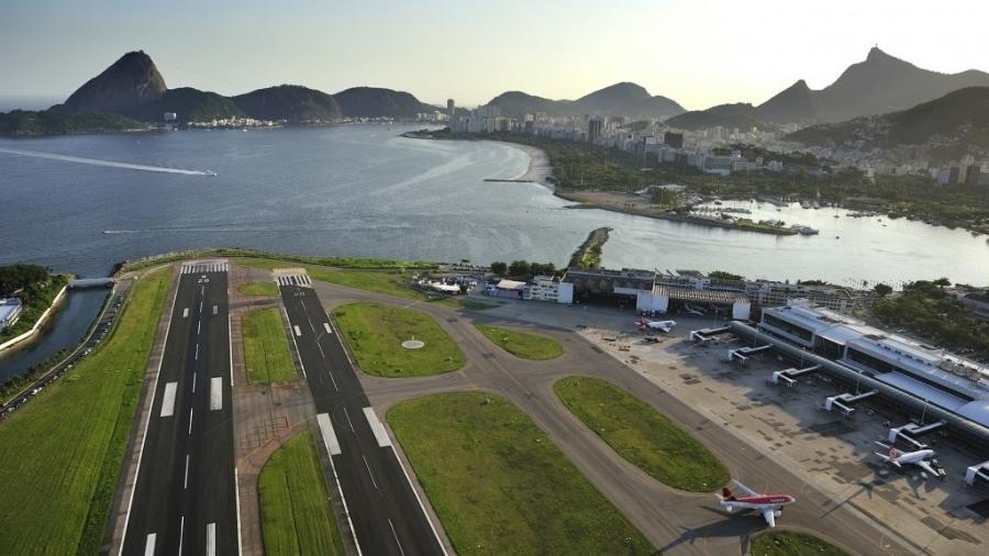 Pista do aeroporto Santos Dummont, no Rio de Janeiro - dolphin photo/Getty Images