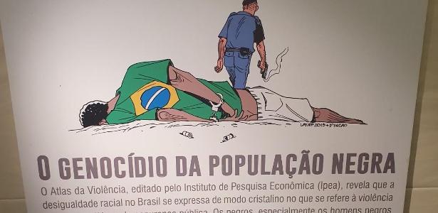 Coronel Tadeu | Deputado rasga placa sobre genocídio negro na Câmara