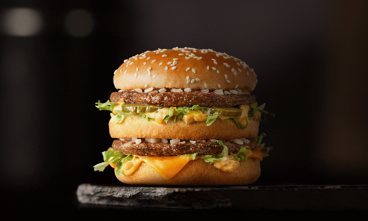 O Big Mac, do McDonald's: Trump é fã das redes de fast foods porque acredita que a comida seja garantidamente limpa