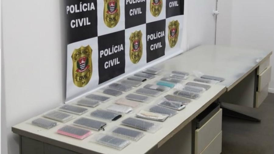 Polícia recupera 501 celulares roubados em SP e detém suspeitos na Paulista - divulgação/Polícia Civil