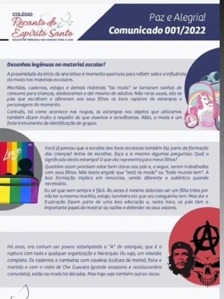 cartilha - Reprodução - Reprodução