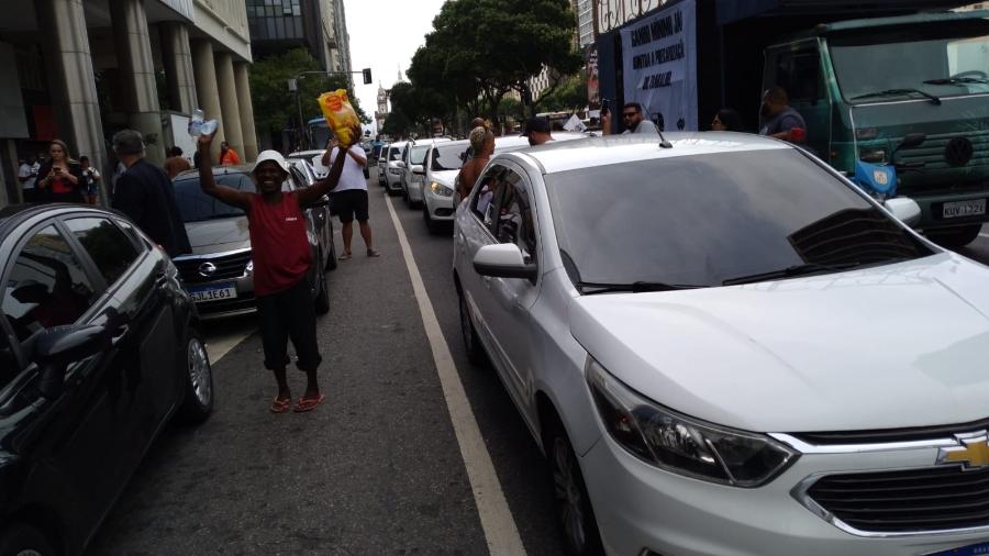Motoristas de aplicativo entram em greve no Rio - Divulgação