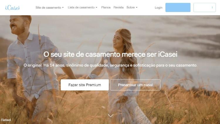 Site iCasei não faz login para noivos, dizem usuários - Reprodução - Reprodução