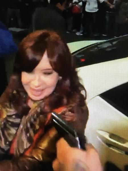 Brasileiro apontou arma para vice-presidente da Argentina Cristina Kirchner em Buenos Aires - 1°.set.2022 - TELAM/AFP