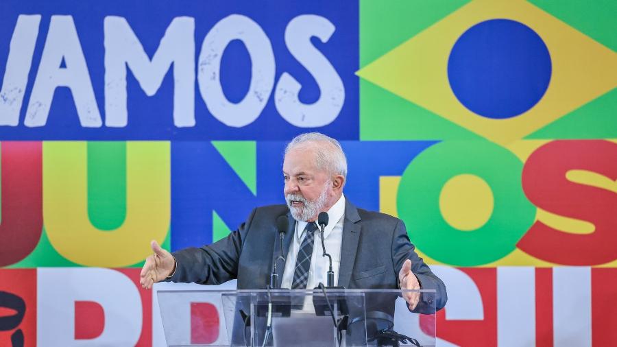 O presidente eleito Luiz Inácio Lula da Silva (PT) durante campanha - Ricardo Stuckert