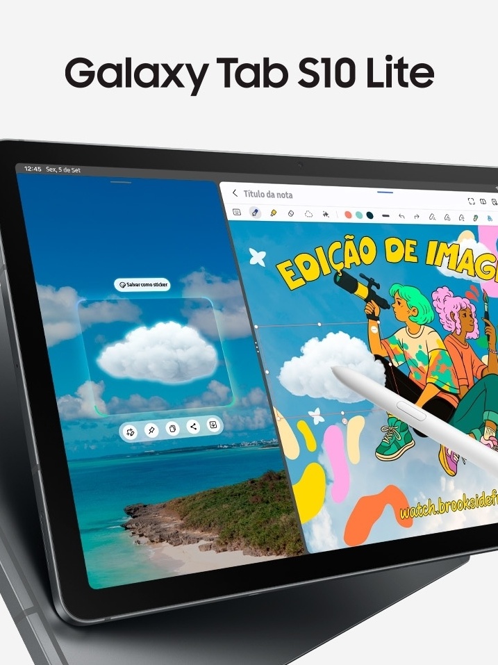 Samsung lança tablet Galaxy S10 Lite; confira preços e versões